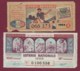150819B - 2 BILLET LOTERIE NATIONALE 1938 1944 100 FRANCS 4 32ème TR - Métier Pêche Mineur Agriculture Viticulture Sport - Billetes De Lotería