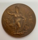 Medaille Bronze. J.C. Chaplain. Hommage Des électriciens à Zenobe Gramme 27 Mars 1898. 68 Mm - Professionnels / De Société