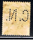 (BE 1560) BELGIQUE  // YVERT 257 (PERFORÉ / PERFIN: CN)  // 1927-28 - 1909-34