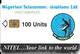 CARTE-PUCE-NIGERIA-100U-NITEL-ANTENNE RADIO-UTILISE-BE-RARE - Nigeria