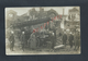 MILITARIA CARTE PHOTO MILITAIRE GROUPE DE SAPEURS POMPIERS DESTRUCTION EXPLOSION A LILLE 11 JUIN 1916 PENDANT GUERRE : - Pompiers