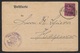 1923 - Dt.Reich Inflation - EF 50M (Mi.D73) - Bahnpost - Postkarte Schlachthof Schlachtvieh U.a Hunde - Briefe U. Dokumente