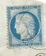 N° 60 BLEU CERES SUR LETTRE / MONTCHANIN LES MINES POUR EPINAC / 1876 / CHAUDIERE A VAPEUR LATAUD - 1849-1876: Période Classique