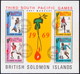 BRITISH SOLOMON ISLANDS 1969 SG #184-88 Compl.set+m/s Used Third South Pacific Games - British Solomon Islands (...-1978)