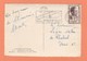 N° 1100 8F JEAN MOULIN  SEUL SUR CARTE POSTALE DE CHAMONIX - 1921-1960: Moderne