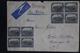 South West Africa Airmail Cover LUDERITZ  ->  Berlin Germany 2x Four Block 1938 - South West Africa (1923-1990)