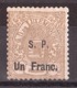 Luxembourg - 1881/82 - Timbre De Service N° 35 - Neuf * - Surcharge SP - Service