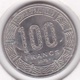 Republique Gabonaise. 100 Francs 1975 , En Cupro Nickel .KM# 13 - Gabon