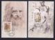 7.- LIECHTENSTEIN 2019 THREE MAXIMUM CARDS -  500 ANNIVERSARY OF THE DEATH LEONARDO DAVINCI - Otros & Sin Clasificación