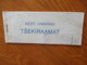 RARE! RUSSIA ESTONIA 1992 CHEQUE BOOK FOR 45 ROUBLES SUM ,  O - Estland