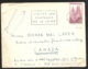 Indre Et Loire-Enveloppe Avec Cachet Tours Gare-Pour Le Canada-Retour à L'envoyeur - 1921-1960: Période Moderne