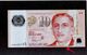 Ligned Cutting Error Singapore $10 Portrait Series Banknote Money UNC (#104) - Singapour