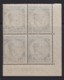 Australia 1950 KGVI 1/0 1/2d Imprint Block Of 4 MNH - See Notes - Mint Stamps