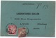 DEC. 1925 GRAND-LIBAN Beyrouth Carte Taxée Comme Lettre LYON Première Date Connue 40c Rose BANDEROLE DUVAL - 1859-1959 Storia Postale