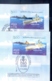 BUILDERS NAVY-COLOUR VARIETY-2xFDCs-INDIA-2005-SCARCE-BX1-389-17 - FDC