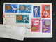 LETTRE ROUMANIE ROMANIA ROMANA YT 2984 A 2990 ET 2767 ANNEAUX ESCRIME JAVELOT VOLLEY BOXE LUTTE N. COMANECI REMORQUEUR - Postmark Collection