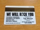 Hotelkarte Room Key Keycard Clef De Hotel Tarjeta Hotel THE WESTIN TORONTO WE WILL ROCK YOU - Ohne Zuordnung