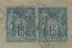 Type Sage - Decoupe D'entier Sur Enveloppe Entier Postal - Poissy - Seine Et Oise - 1896 - 1877-1920: Periodo Semi Moderno