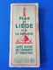 TRAMS / SNCV- PLAN DE LIÈGE ET DE LA BANLIEUE AVEC GUIDE DES TRAMWAYS ET TROLLEYBUS 1939 - Autres & Non Classés