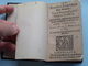 1684 > Het ROOZEN-KRANSKEN Van Devotie Van D'Alderheylighste Maghet MARIA ( +/- 11,5 X 7 Cm.) ( Zie / Voir Photo Svp ) ! - Antique