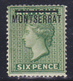 Montserrat 1876  Regina Vittoria   Gibbons N° 2 MLH * - Montserrat