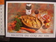 CP Carte Postale Postcard RECETTE CUISINE BOURGOGNE COQ AU VIN - Recetas De Cocina