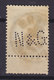 Belgium Perfin Perforé Lochung 'N&G.' Mi. 73, 25c. Leopold Stamp ANVERS DEPART Cancel (2 Scans) - 1909-34