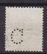 Belgium Perfin Perforé Lochung 'C' Mi. 73, 75c. Wappenschild Stamp (2 Scans) - 1909-34