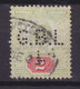Great Britain Perfin Perforé Lochung 'G.B.L. L' Mi. 106 A, 2d. Edward VII. Stamp Registered Cancel (2 Scans) - Perforadas
