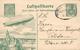 Germany Rare Zeppelin Airmail PS Card O From 1912 Gn21 - Autres & Non Classés