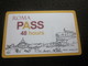 ROMA Titre De Transport PASS 48H Voyages BUS-TRAMWAY-MÉTRO+ENTRY VISITES MUSÉES BIGLIETTO- BILLET TICKET ROME MAP ITALIA - Altri & Non Classificati