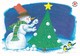 Postal Stationery - Snowman Decorating Christmas Tree - Red Cross 2009 - Suomi Finland - Åland - Postage Paid - Ganzsachen