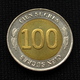 Ecuador 100 Sucres 1997. Bimetallic Coin. Km101. UNC. South America. - Ecuador