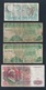 Set Of 4 Pcs. Old Mixed Banknote - Mauritius,  Russia CCCP & REPVBBLICA ITALIANA (#122) - Singapour