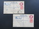 GB 1933 Registered Letter Oxted Surrey Nach Canstatt Württemberg Fee Paid. 2 Einschreiben Mit Zusatzfrankatur - Covers & Documents