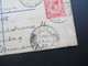 GB 1933 Registered Letter Oxted Surrey Nach Canstatt Württemberg Fee Paid. 2 Einschreiben Mit Zusatzfrankatur - Briefe U. Dokumente