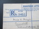 Delcampe - GB 1933 Registered Letter Oxted Surrey Nach Canstatt Württemberg Fee Paid. 2 Einschreiben Mit Zusatzfrankatur - Covers & Documents