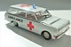 Vintage TIN TOY CAR : Mark PLASTICART With BOX - Ambulance  - 15cm - DDR GDR GERMANY- 1960's - Friction Powered - Collectors Et Insolites - Toutes Marques