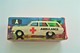 Delcampe - Vintage TIN TOY CAR : Mark PLASTICART With BOX - Ambulance  - 15cm - DDR GDR GERMANY- 1960's - Friction Powered - Collectors & Unusuals - All Brands