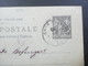 FRankreich 1900 Ganzsache Paris - Creglingen Mit Ak Stempel K2 Creglingen - Lettres & Documents