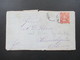 AD NDP 1871 Nr. 16 Brief Mit Inhalt Und Rechnung!! Nach Heinrichsgrün In Böhmen + Blauer Stempel Graslitz - Storia Postale