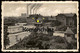 ALTE POSTKARTE BITTERFELD BAHNHOF MIT INDUSTRIEGELÄNDE 1939 Beflaggung Symbol Station Gare Industrie Industry Postcard - Bitterfeld