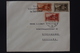 SAARGEBIET  Cover Mi 160 + 181 + 184 13-1-1935 -> Hengelo Holland - Cartas & Documentos