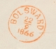 Nederland - 1862/1866 - 2 EO-briefjes Met Resp Stempel BOLSWAARD En BOLSWARD - ...-1852 Voorlopers