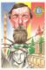 CPA SIGNED ILLUSTRATION, BERNARD VEYRI- LIONS CLUB INTERNATIONAL, ENDLESS COLUMN, STATUE OF LIBERTY, BRAN CASTLE - Veyri, Bernard