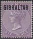 Gibraltar    .   SG     .   6  Signed  (two Scans)     .     *    .       Mint-hinged       .   /    .  Ongebruikt - Gibraltar