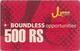 Nepal - Mero Mobile - Boundless Opportunities Red, Prepaid 500Rs, Used - Népal