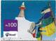 Nepal - Ncell - Flags, Mini Prepaid 100Rs, Used - Népal