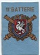 écusson Militaire    11e Batterie    19 E RA  13 Cm  X 9 Cm - Blazoenen (textiel)
