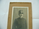 WW1 CDV FOTO RITRATTO VIGILE DEL FUOCO UNIFORME FIRE MAN 1916 CON DEDICA. - Guerra, Militari